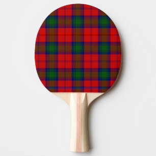 Raquette De Ping Pong Lindsay tartan rouge vert plaid