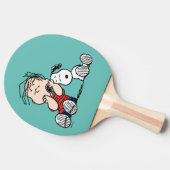 Raquette De Ping Pong Linus consolé avec l'oreille de Snoopy (Côté)