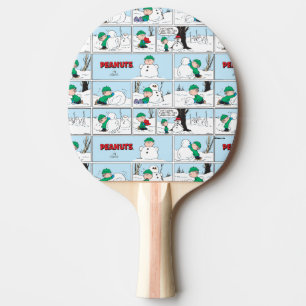 Raquette De Ping Pong Linus Construit Un Snowman