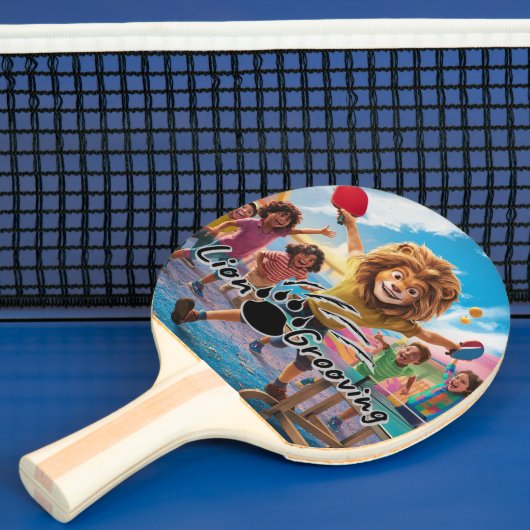 Raquette De Ping Pong Lion Boy Play (Insitu)