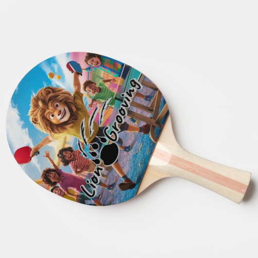 Raquette De Ping Pong Lion Boy Play (Côté)