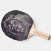 Raquette De Ping Pong Lion Courage Roi de la Jungle (Côté)
