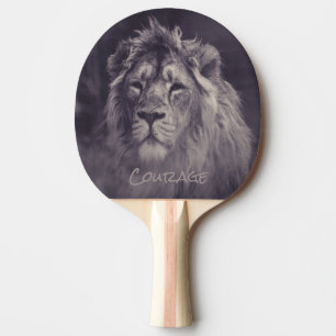 Raquette De Ping Pong Lion Courage Roi de la Jungle