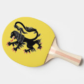 Raquette De Ping Pong Lion Rampant Sable (Côté)