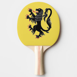 Raquette De Ping Pong Lion Rampant Sable