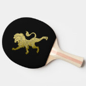 Raquette De Ping Pong Lion royal d'or noir (Côté)