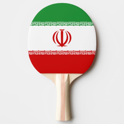 Raquette De Ping Pong L'Iran (Devant)