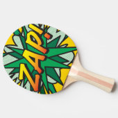 Raquette De Ping Pong Livre de bande dessinée Pop Art ZAP Moderne Modern (Côté)