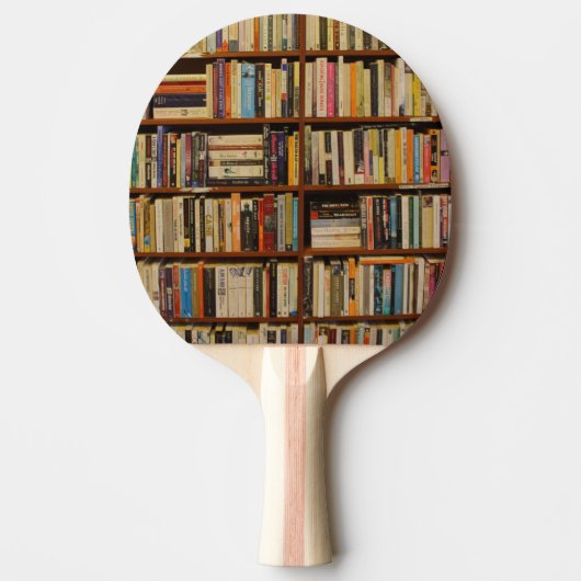Raquette De Ping Pong Livres dans la bibliothèque (Devant)