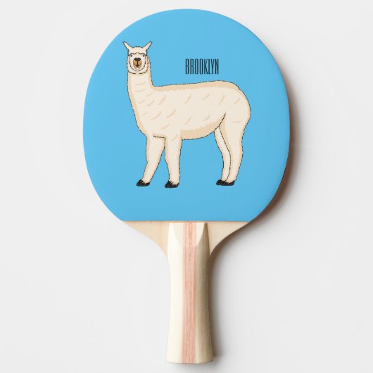 Raquette De Ping Pong Llama (Devant)