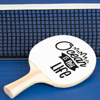 Raquette De Ping Pong L'océan est ma vie