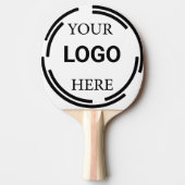 Raquette De Ping Pong Logo Business Moderne Conception Minimale (Devant)