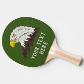 Raquette De Ping Pong logo de l'aigle américain paddle de ping-pong de p (Côté)