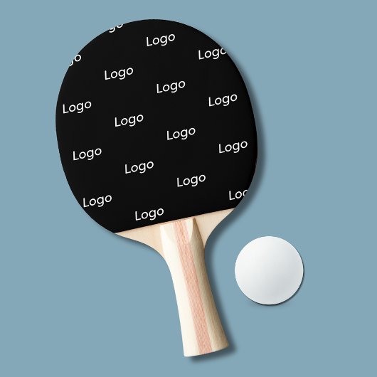 Raquette De Ping Pong Logo d'entreprise simple promotionnel