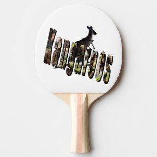 Raquette De Ping Pong Logo Dimensionnel Kangaroo Et Roo,