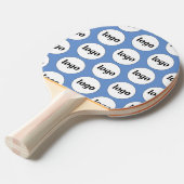 Raquette De Ping Pong Logo Motif commercial promo Sky Blue (Devant Angle)