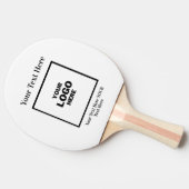 Raquette De Ping Pong Logo professionnel personnalisé (Côté)