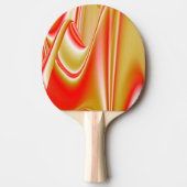 Raquette De Ping Pong Love and Gold Abstrait 3D Rainbowart (Devant)