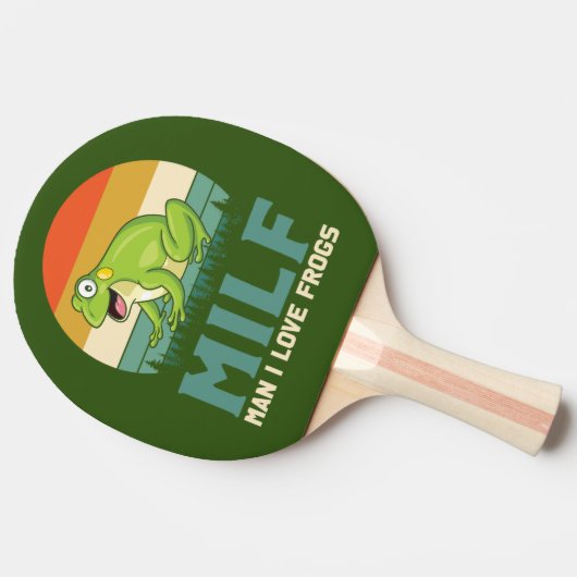 Raquette De Ping Pong Love Frogs Ping Paddle (Côté)