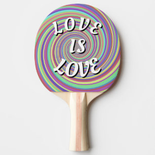Raquette De Ping Pong Love Is Love Fierté