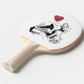 Raquette De Ping Pong Love Me Heart (chien)      (Devant Angle)