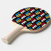 Raquette De Ping Pong Love word motif ping pong paddle (Devant Angle)