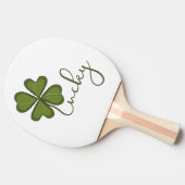 Raquette De Ping Pong Lucky Four Leaf Clover (Côté)