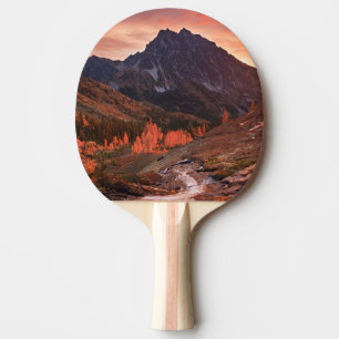 Raquette De Ping Pong Lumière d'octobre sur le bassin de phare