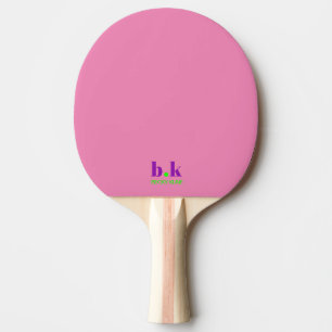 Raquette de ping pong lumineuse et colorée