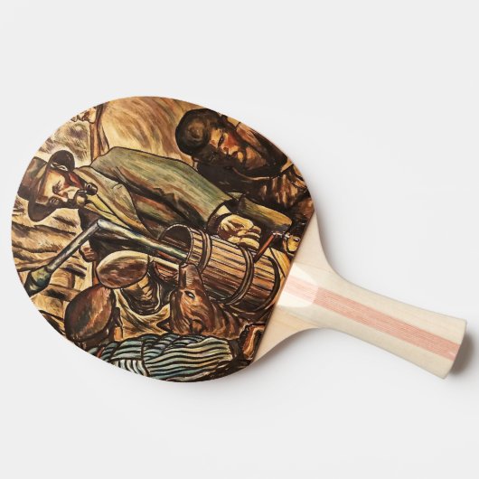 Raquette De Ping Pong Lune faisant blanc éclair Whiskey Liqueur (Côté)