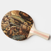 Raquette De Ping Pong Lune faisant blanc éclair Whiskey Liqueur (Côté)