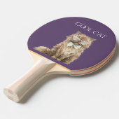 Raquette De Ping Pong Lunettes Brown Cool Cat (Devant Angle)