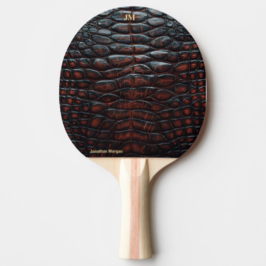 Raquette De Ping Pong Luxury Executive Monogram Premium Leather (Devant)
