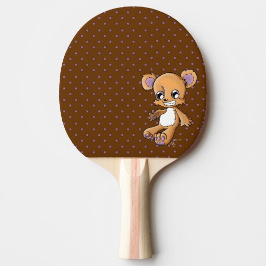 Raquette De Ping Pong M. Teddy (Devant)