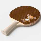 Raquette De Ping Pong M. Teddy (Devant Angle)