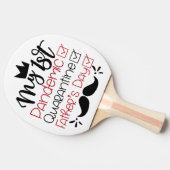 Raquette De Ping Pong Ma première Fête des pères de quarantaine pandémiq (Côté)