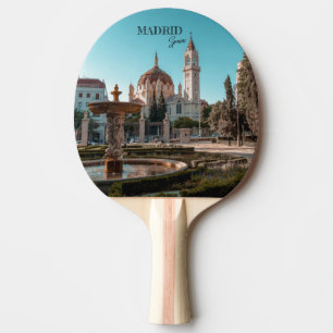 Raquette De Ping Pong Madrid Espagne Tourisme souvenir