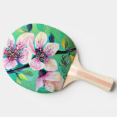 Raquette De Ping Pong Magnifique Monogramme japonais Sakura Cherry Tree (Côté)