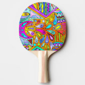 Raquette De Ping Pong Main Tirée Par EDDArt - Blah Blah Blah 1 (Dos)