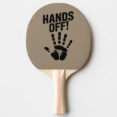 Raquette De Ping Pong Mains De Mon Pays Mon Corps Medicare Politique (Devant)