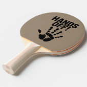 Raquette De Ping Pong Mains De Mon Pays Mon Corps Medicare Politique (Devant Angle)