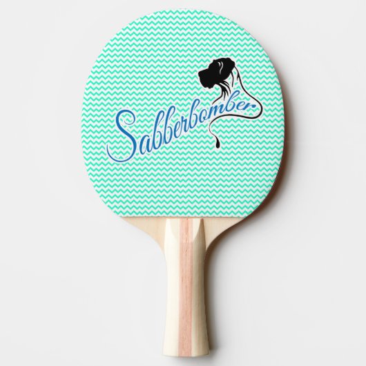 Raquette De Ping Pong maison de dogue (Dos)