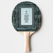 Raquette De Ping Pong Maison du destin (Devant)