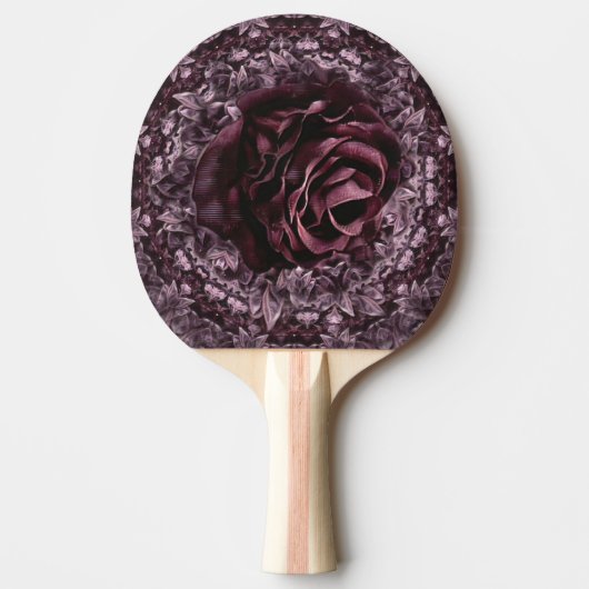 Raquette De Ping Pong Mandala de rose (Devant)