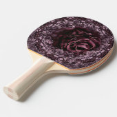 Raquette De Ping Pong Mandala de rose (Devant Angle)