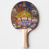 Raquette De Ping Pong mandala oriental Cool Yamantaka (Dos)