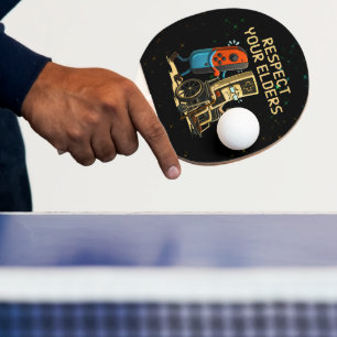 Raquette De Ping Pong Manette de jeu rétro drôle de contrôle de jeu Resp