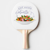 Raquette De Ping Pong Mangez plus de plantes frais motivation salade let (Devant)