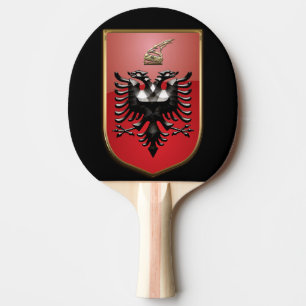 Raquette De Ping Pong Manteau des bras albanais
