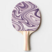 Raquette De Ping Pong Marbre Abstrait violet liquide moderne (Devant)